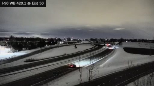 Williamsville › West: I-90 MP 420.10 WB West of Interchange 50 (Niagara Falls/I-290)
