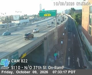 Los Angeles: Jefferson › South: I-110 : (822) S/O EXPOSITION BLVD