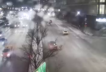 Hudson Square: West Street median/at Spring St