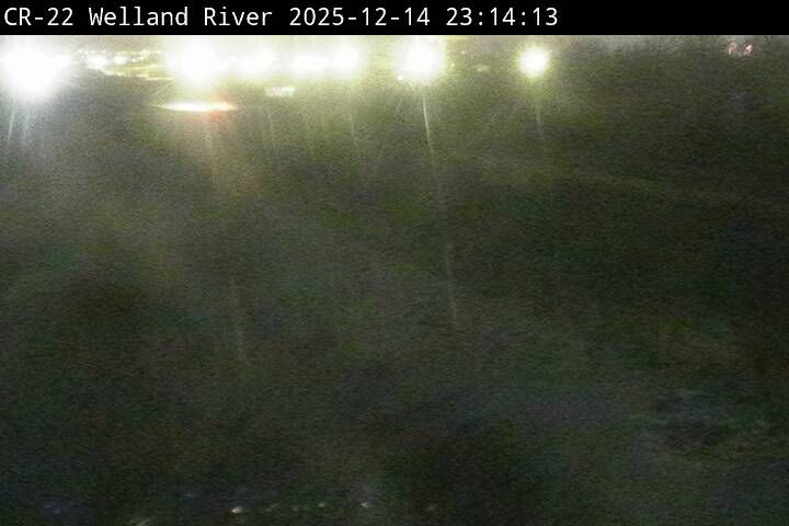 Fort Erie: QEW West of Thompson Road, Looking Down