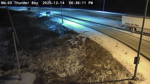 Unorganized West Timiskaming › South: Highway 11 at Highway 112, Looking South