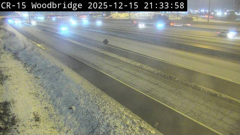 Unorganized North Cochrane › East: Highway 11 at Nagagami River Bridge, Looking East