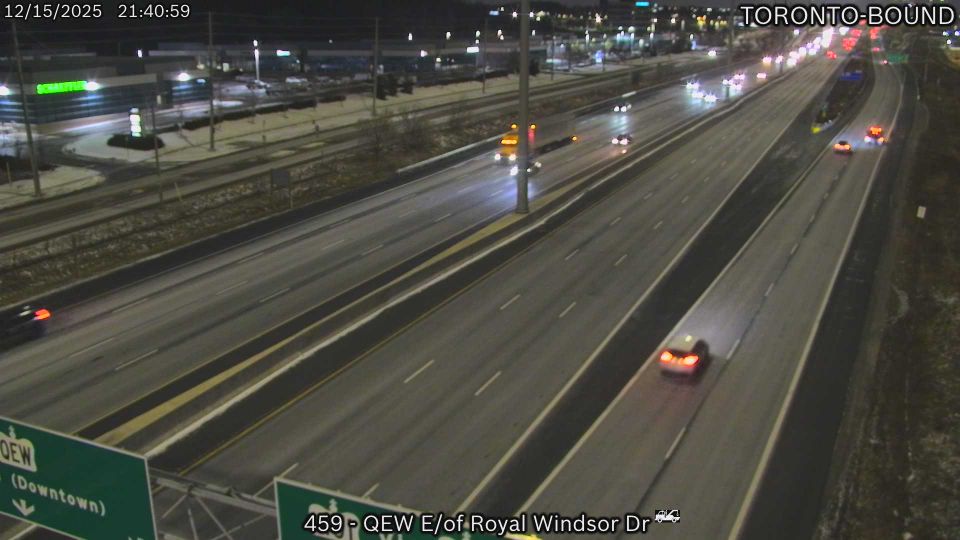 Greater Sudbury: Sudbury: Highway 17 at Highway 69, Looking Down