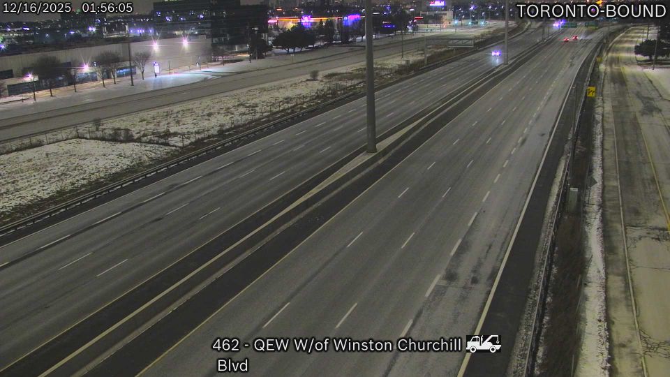 Markstay-Warren: Highway 17 near Veuve River Bridge, Looking Down