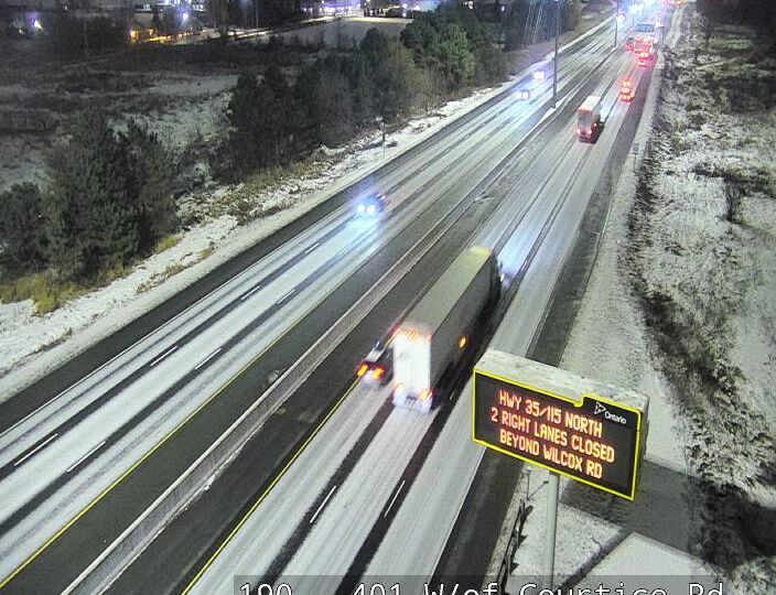 Unorganized North Sudbury: Highway 144 near Smoke Lake, Looking Down