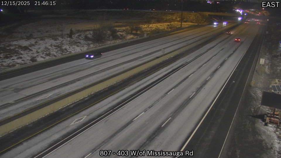 Bradford West Gwillimbury: Highway 400 near 11th Line, Looking Down