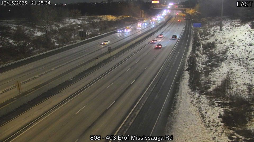 Bradford West Gwillimbury › North: Highway 400 near 11th Line, Looking North