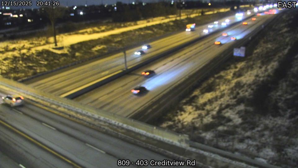 Innisfil › South: Highway 400 near - Beach Road, Looking South