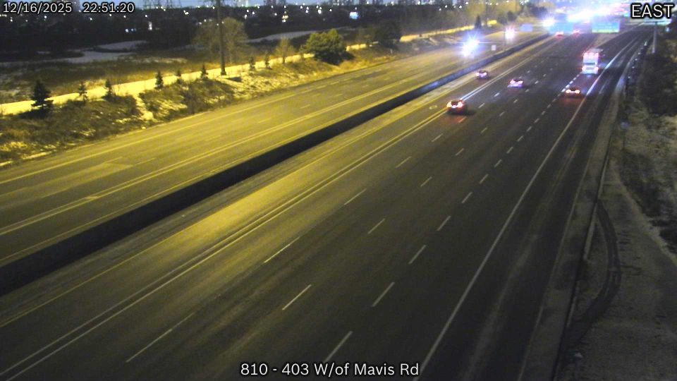 Innisfil: Highway 400 near - Beach Road, Looking Down