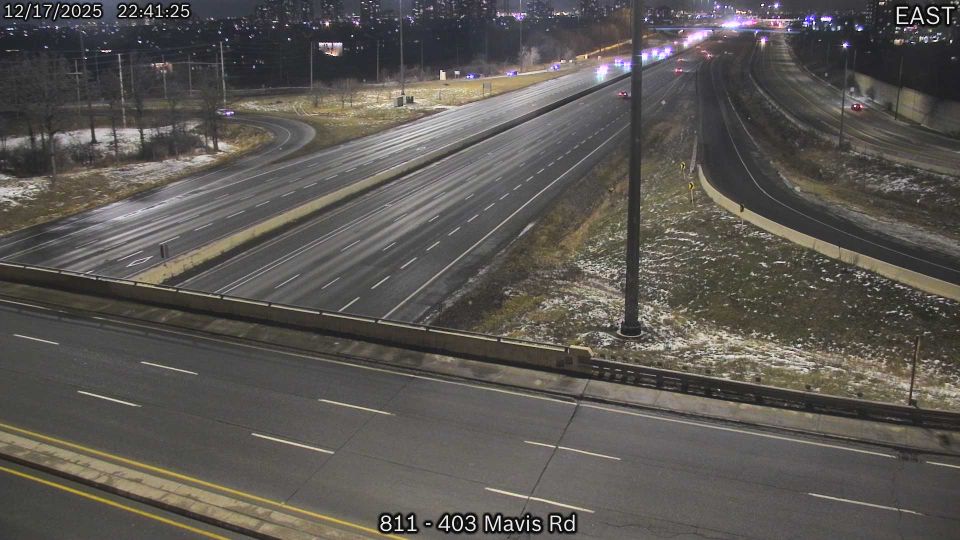 Innisfil › North: Highway 400 near - Beach Road, Looking North