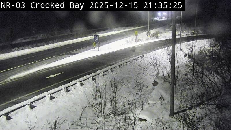 Georgian Bay Township › North: Highway 400 near Bay Road, Looking North