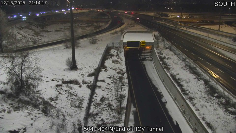 Tecumseh › East: Highway 401 near Concession Road 10, Looking East