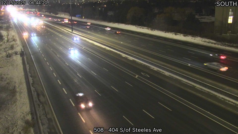 Tilbury: Highway 401 near Highway 2, Looking Down
