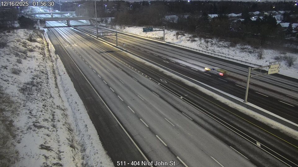 West Elgin: Highway 401 near Regional Road 76, Looking Down