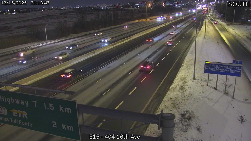 Southwold › South: Highway 401 near Regional Road 18, Looking South