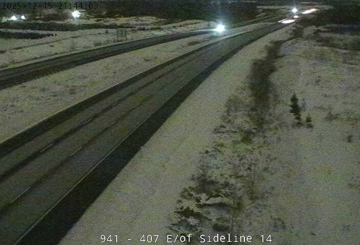 Puslinch › East: Highway 401 near Highway 6, Looking East
