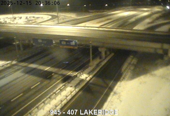 Milton: Highway 401 west of Appleby Line, Looking Down