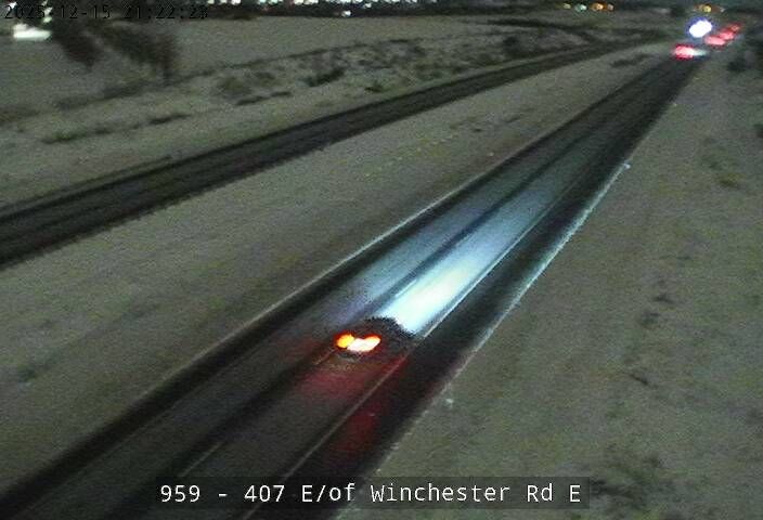 Clarington: Highway 401 near Newtonville Road, Looking Down