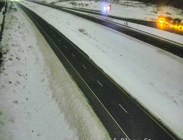South Glengarry: Highway 401 at 4th Line Road, Looking Down