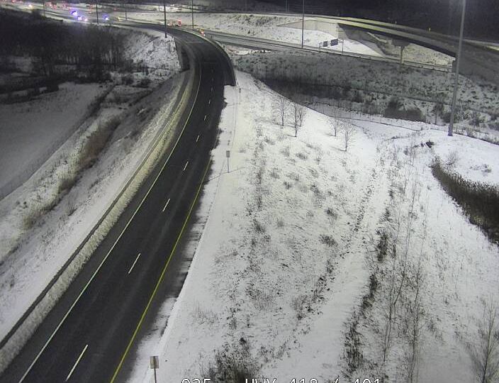 South Glengarry › West: Highway 401 at 4th Line Road, Looking West