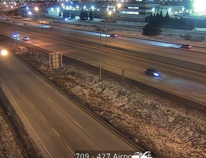 North York: Parkway Forest › North: Highway 404 near Highway 401, Looking North