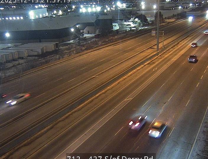 North York: Parkway Forest: Highway 404 near Highway 401, Looking Down