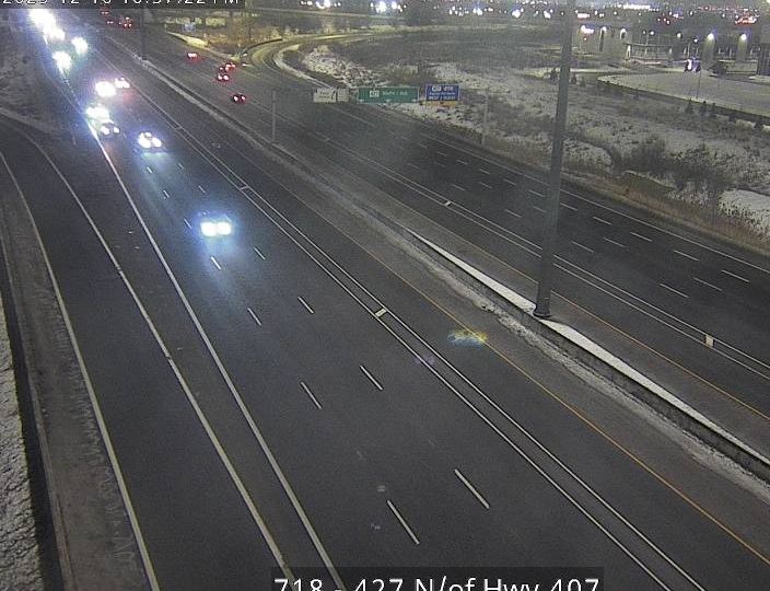 East Gwillimbury: Highway 404 at Boag Road, Looking Down