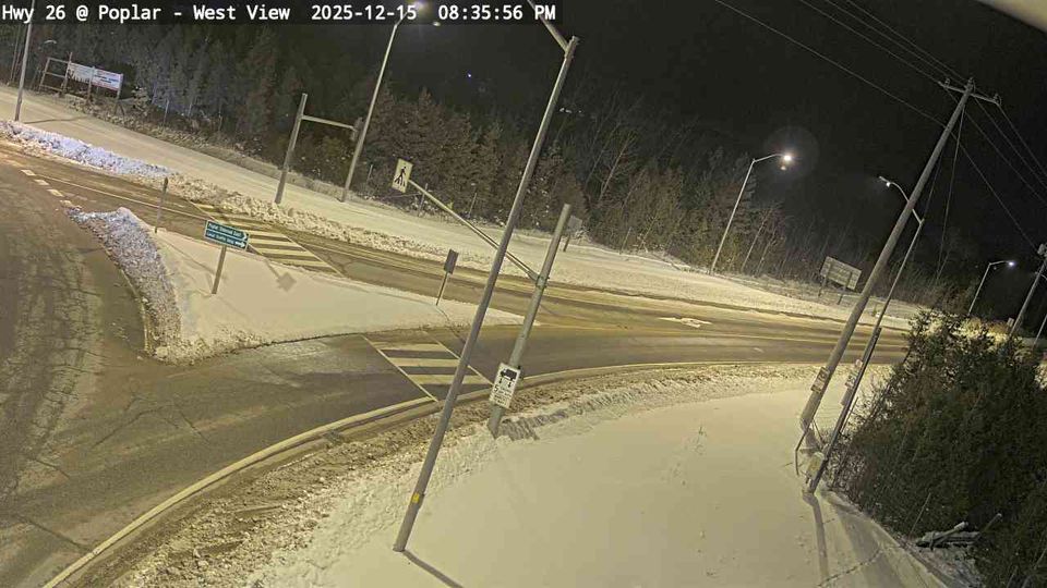 Collingwood › East: Highway 26 at Poplar Side Road, Looking East