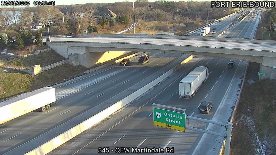 St. Catharines: QEW near Martindale Road