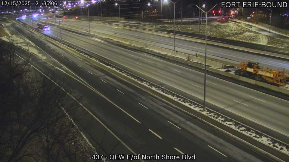 Burlington: QEW East of Northshore Boulevard