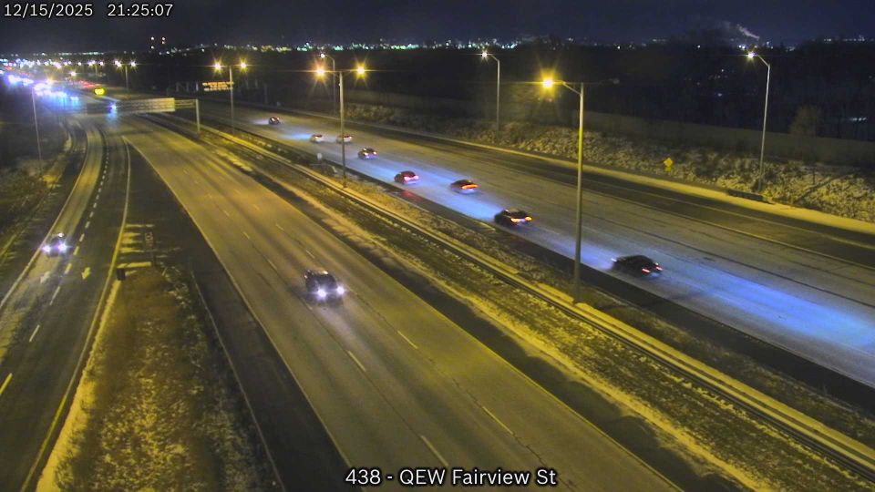 Burlington: QEW near Fairview Street