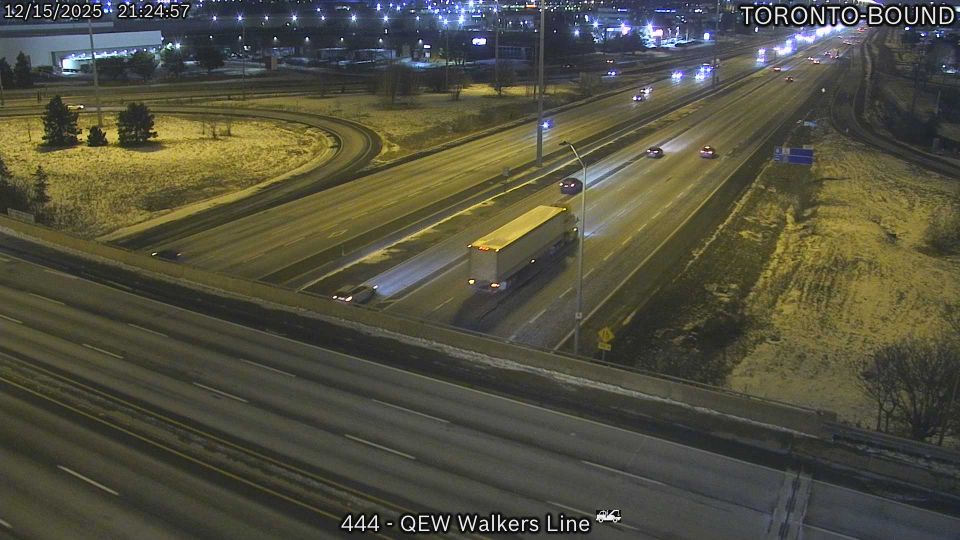 Burlington: QEW near Walkers Line