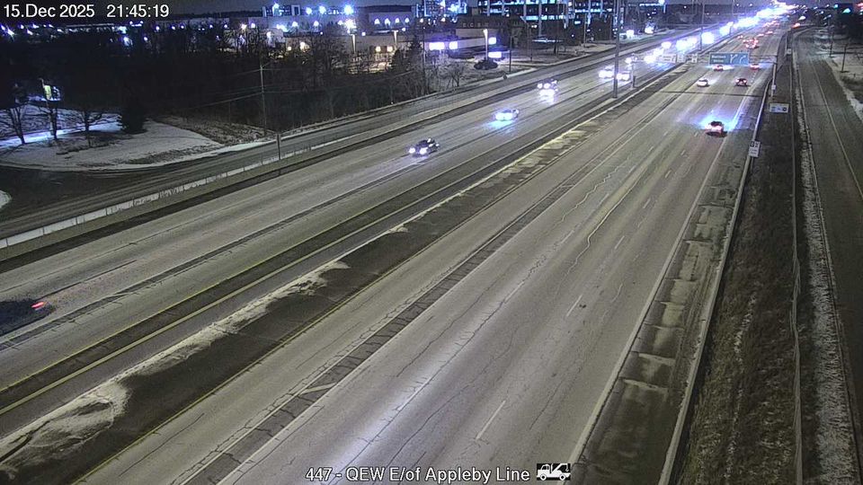 Burlington: QEW East of Appleby Line