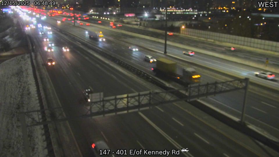 Scarborough: Highway 401 East of Kennedy Road