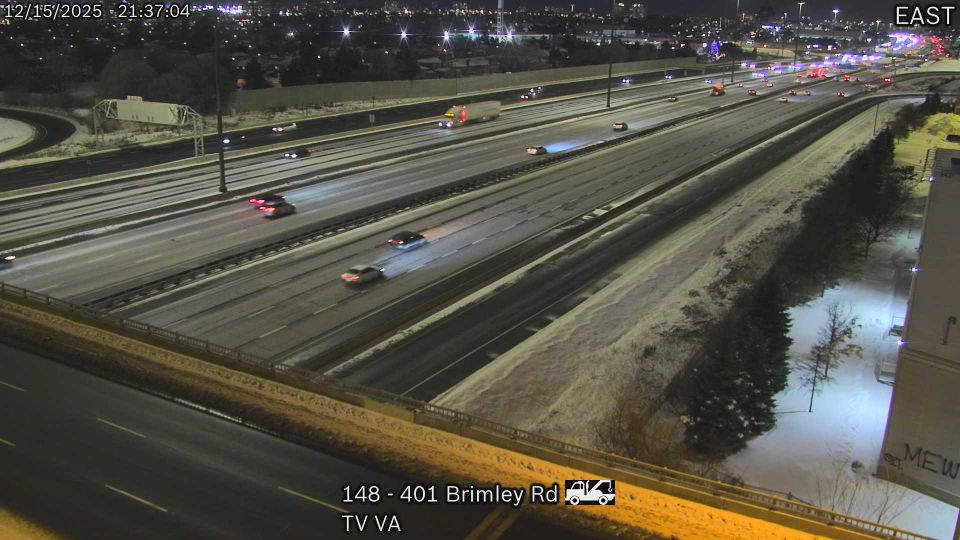 Scarborough: Highway 401 near Brimley Road