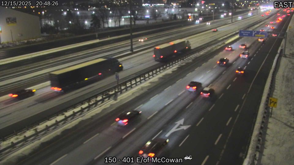 Scarborough: Highway 401 East of McCowan Road