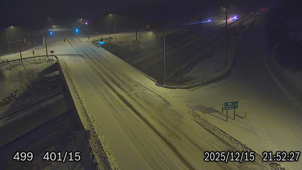 Whitby: Highway 401 near Highway 412