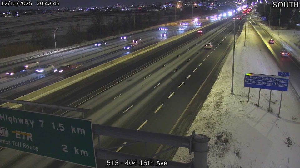 Richmond Hill: Highway 404 Near 16th Avenue