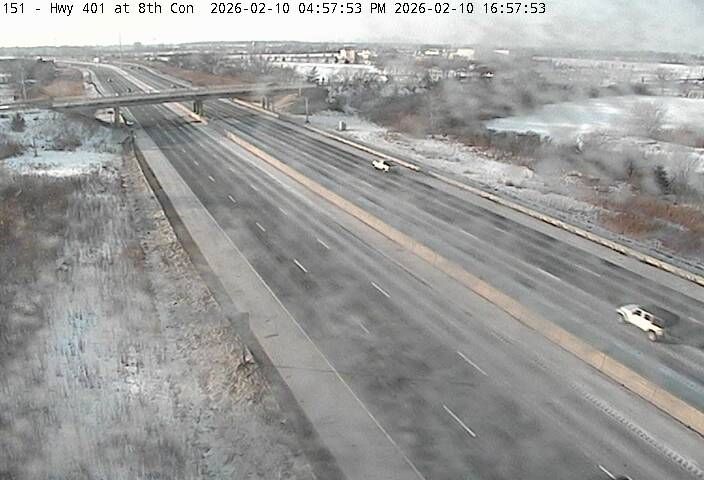 Tecumseh: Highway 401 near 8th Concession Road