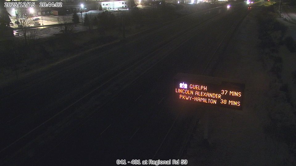 Woodstock: Highway 401 near County Road 59