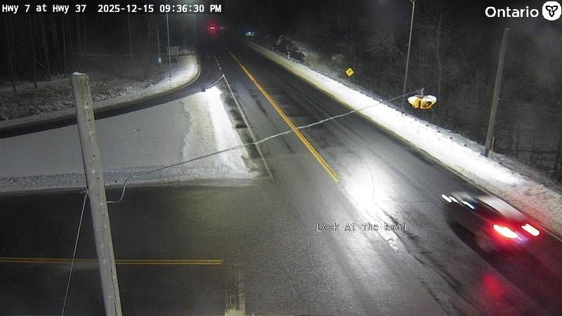 Tweed › West: Highway 7 at Highway 37, Looking West