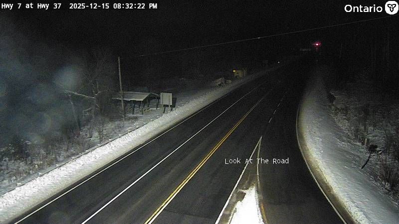 Tweed › East: Highway 7 at Highway 37, Looking East