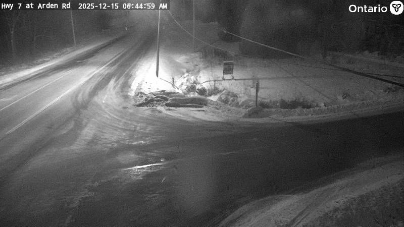 Central Frontenac › West: Highway 7 at Arden Road, Looking West