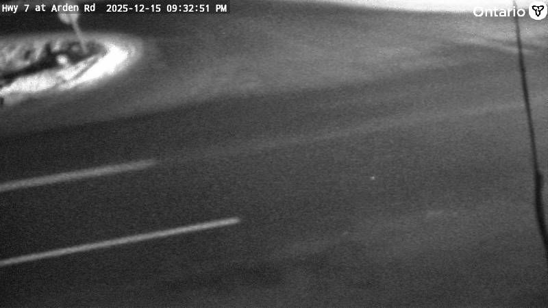 Central Frontenac › South: Highway 7 at Arden Road, Looking South