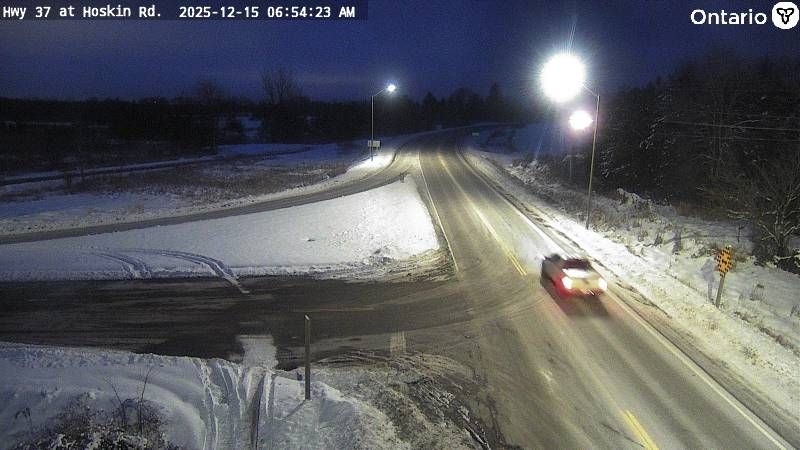 Foxboro › West: Highway 37 at Hoskin Road, Looking West