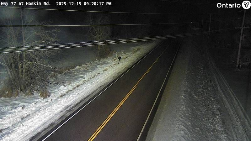 Foxboro › East: Highway 37 at Hoskin Road, Looking East