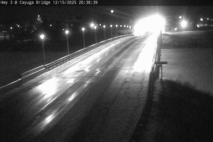 Cayuga › West: Highway 3 at Grand River Bridge, Looking West