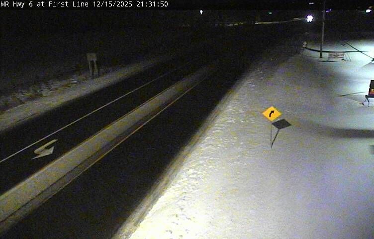 Hagersville › South: Highway 6 near First Line, Looking South