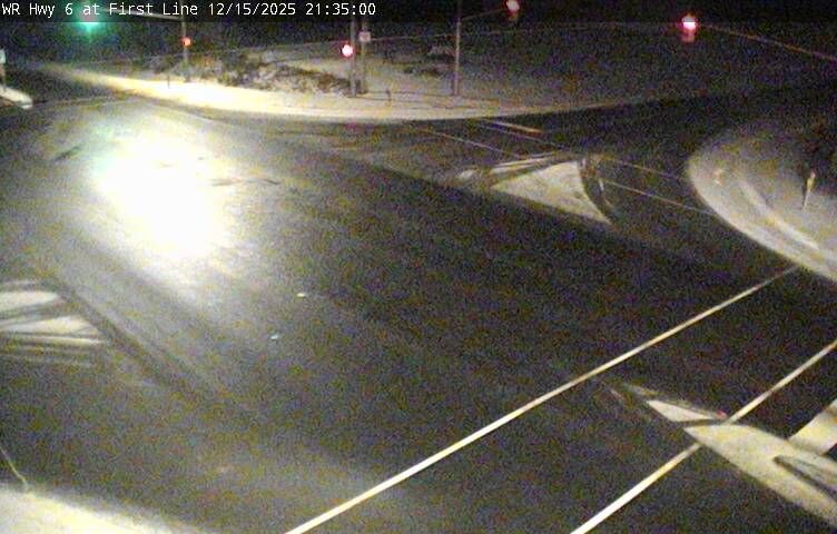 Hagersville › East: Highway 6 near First Line, Looking East