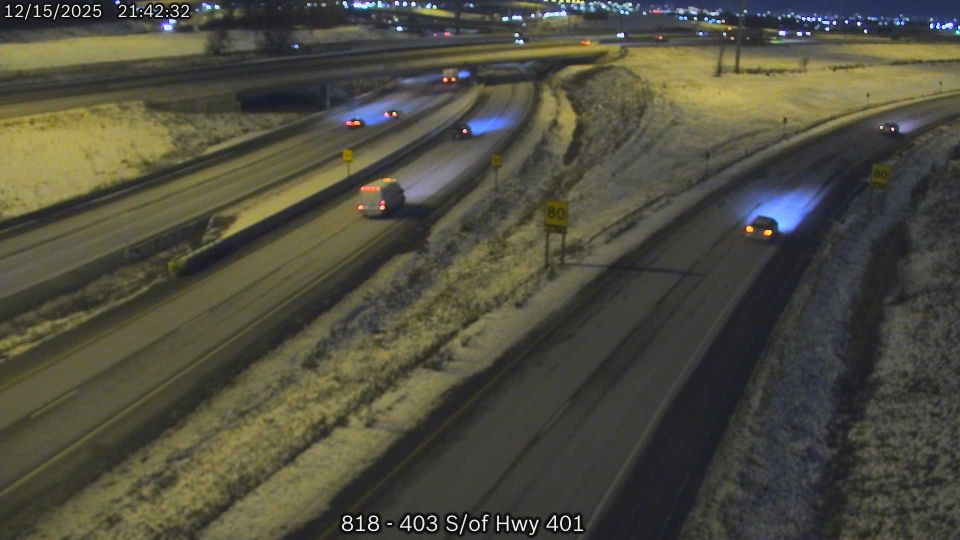 Perth East › West: Highway 7/8 at Perth Road 107, Looking West